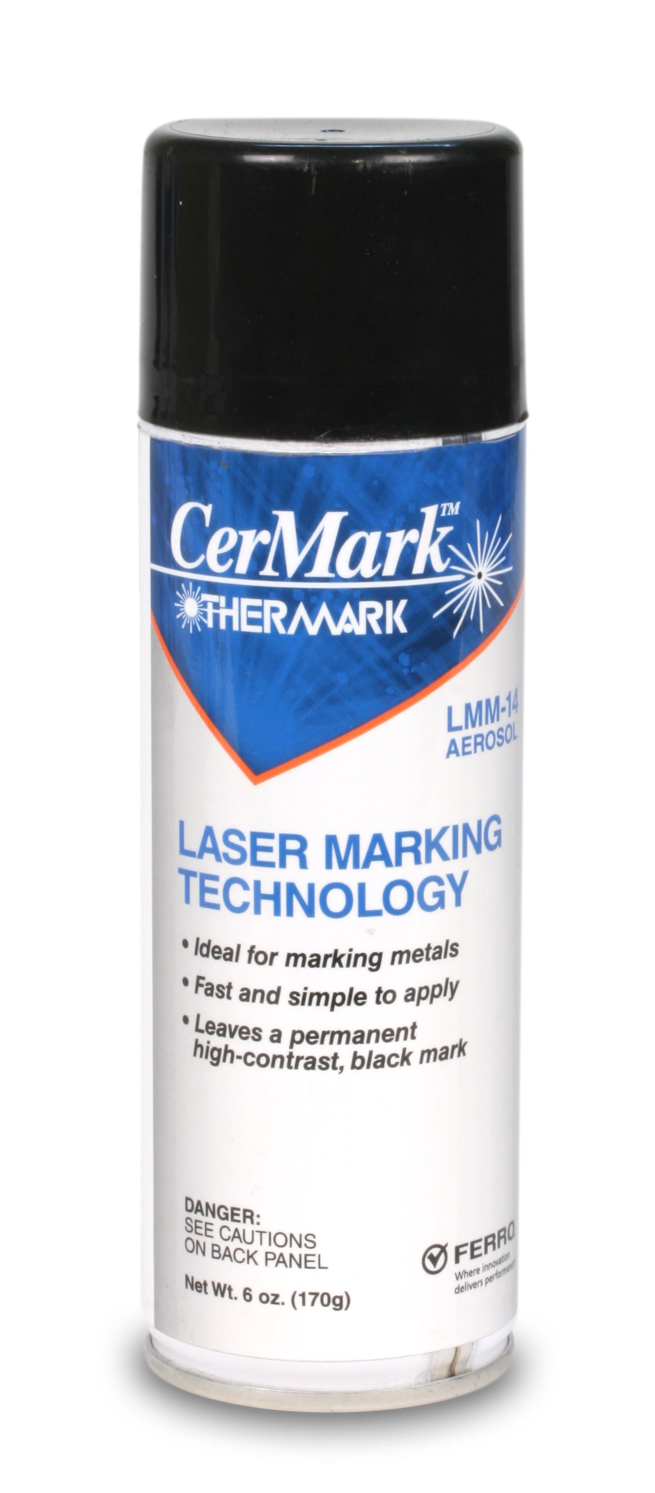 CerMark LMM 14 black for metals spray can