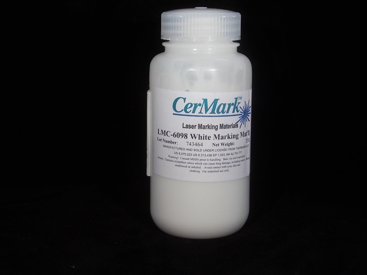 CerMark LMC 6098 Bright White for Ceramic/Glass – 250 Grams Liquid