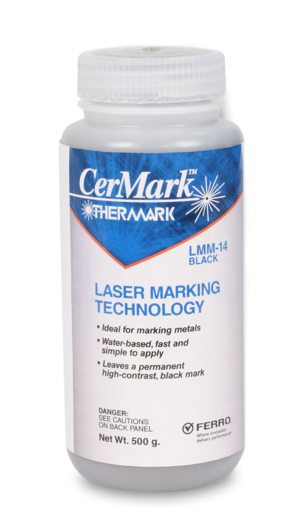 CerMark LMM6000.500: Black, 500 gram (paste), liquid for Metal Marking,  High Stick Compound for Brightly Polished Metals