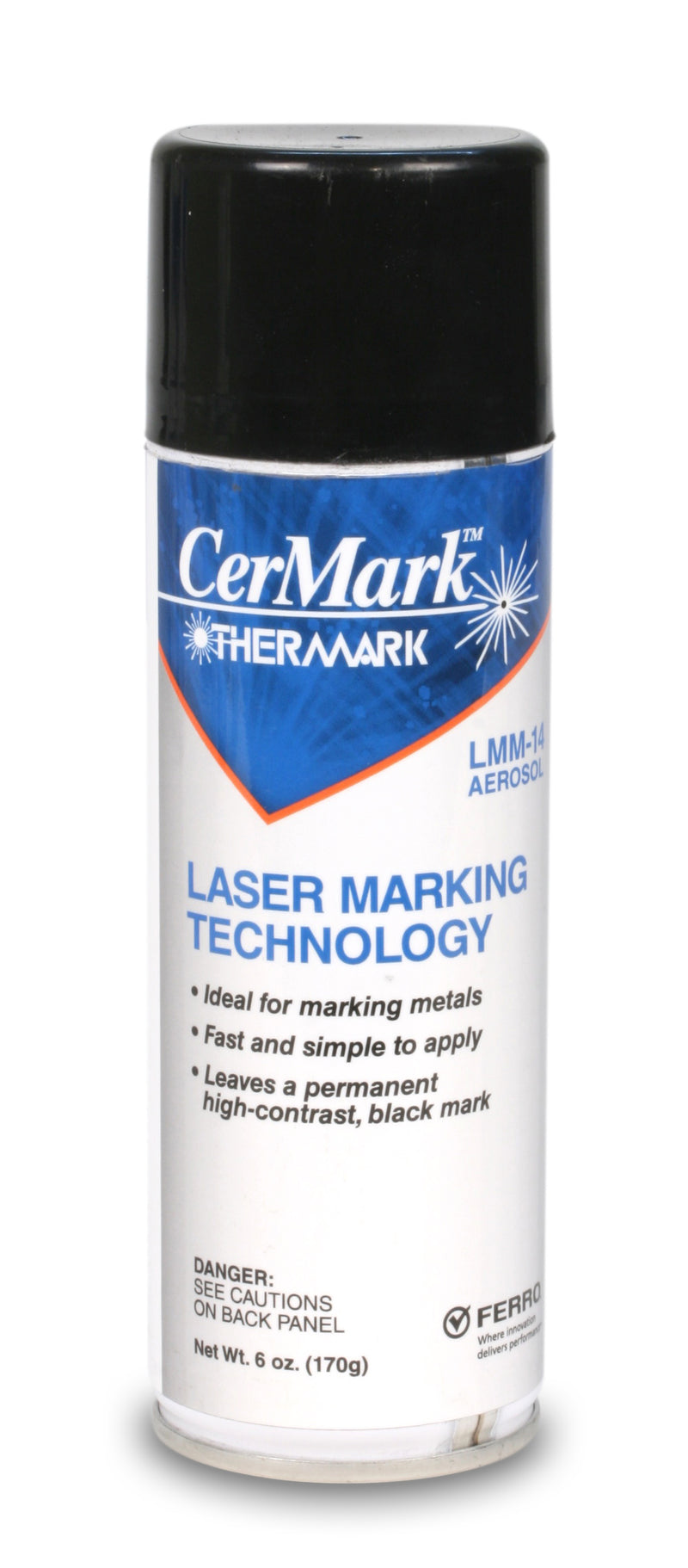 CerMark LMM 14 black for metals spray can – CerMark Sales