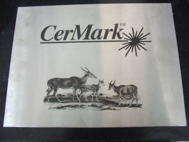 CerMark LMM6000.A12: Black, 12oz Aerosol Can for Metal Marking, High Stick  Compound for Brightly Polished Metals
