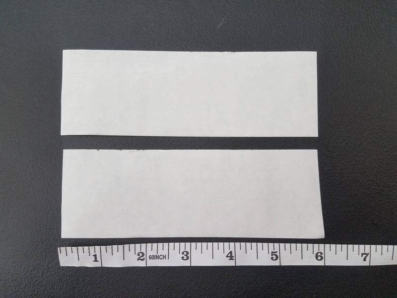 Sample Size CerMark 6018 Black Marking Tape 2" wide and 6" long
